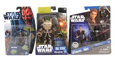 Lot 494 - STAR WARS - CARDED ACTION FIGURES - CLONE WARS