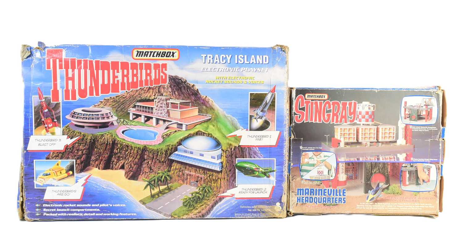 Lot 681 - GERRY ANDERSON - MATCHBOX THUNDERBIRDS & STING RAY PLAYSETS