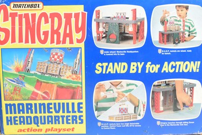Lot 681 - GERRY ANDERSON - MATCHBOX THUNDERBIRDS & STING RAY PLAYSETS