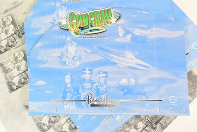 Lot 699 - ROBERT HARROP - THUNDERBIRDS & STING RAY DISPLAY BOARDS