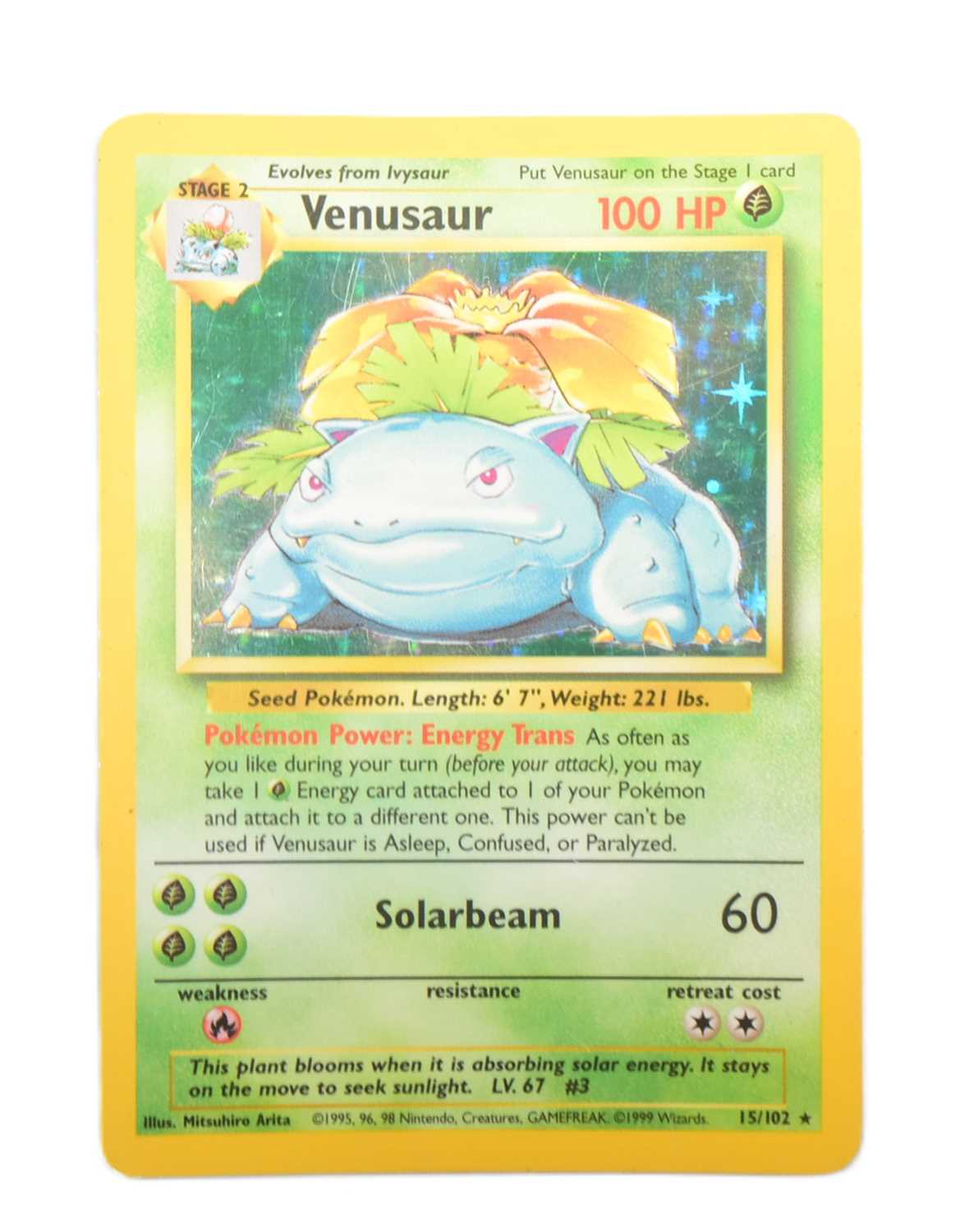 Lot 702 - POKEMON - WOTC BASE SET HOLO VENUSAUR