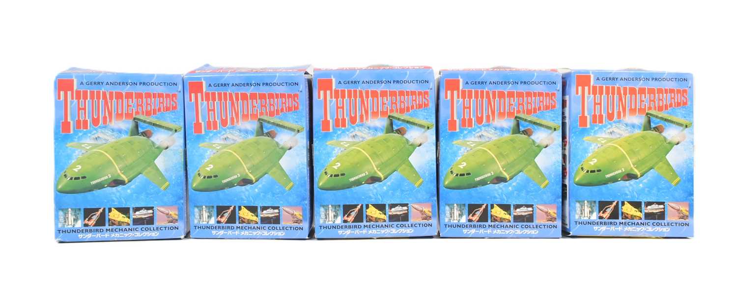 Lot 680 - THUNDERBIRDS - X5 JAPANESE MINIATURE SCALE MODELS