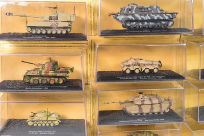 Lot 210 - DIECAST - DEAGOSTINI DIECAST MODEL TANK COLLECTION
