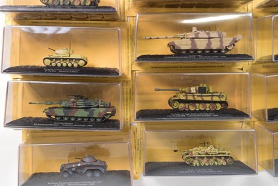 Lot 210 - DIECAST - DEAGOSTINI DIECAST MODEL TANK COLLECTION