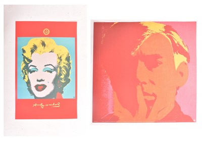 Lot 117 - AFTER ANDY WARHOL - TWO VINTAGE NEUES PUBLISHER EXHIBITION POSTERS