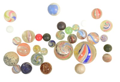 Lot 325 - MARBLES - COLLECTION OF VICTORIAN MARBLES