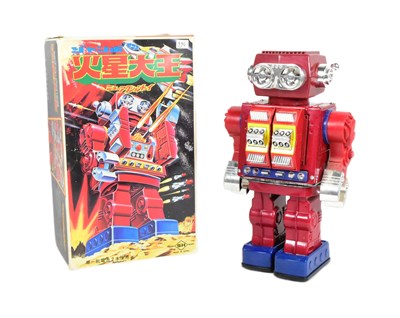 Lot 445 - TINPLATE TOYS - VINTAGE JAPANESE WALKING ROBOT