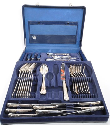 Lot 323 - SHEFFIELD CUTLERY - STAINLESS STEEL EIGHT PERSON CUTLERY SET