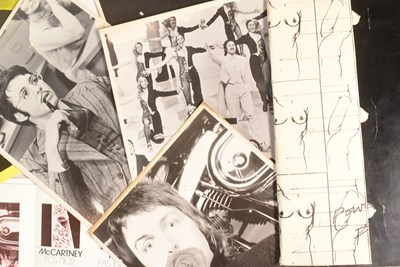 Lot 19 - WINGS - PAUL MCCARTNEY - COLLECTION OF EARLY EPHEMERA