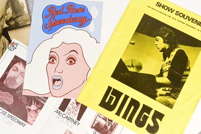 Lot 19 - WINGS - PAUL MCCARTNEY - COLLECTION OF EARLY EPHEMERA