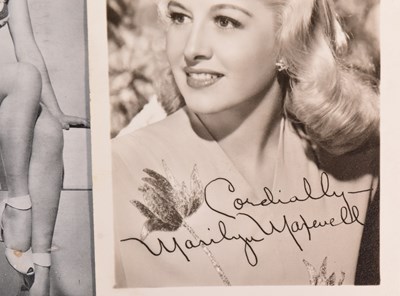 Lot 43 - HOLLYWOOD - AUTOGRAPHS & PHOTOGRAPHS