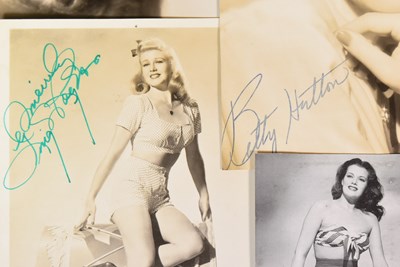 Lot 43 - HOLLYWOOD - AUTOGRAPHS & PHOTOGRAPHS