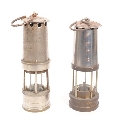Lot 251 - HAILWOOD & ACKROYD - TWO METAL 20TH CENTURY SAFETY MINERS' LAMPS