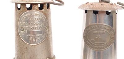 Lot 251 - HAILWOOD & ACKROYD - TWO METAL 20TH CENTURY SAFETY MINERS' LAMPS