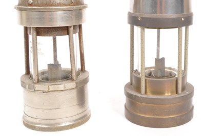 Lot 251 - HAILWOOD & ACKROYD - TWO METAL 20TH CENTURY SAFETY MINERS' LAMPS