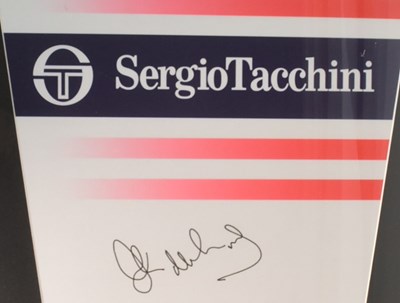 Lot 227 - TENNIS - JOHN MCENROE - AUTOGRAPHED SHIRT DISPLAY