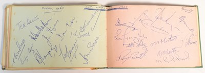 Lot 23 - CRICKET - 1960S AUTOGRAPH ALBUM FILLED WITH CRICKET SIGNATURES