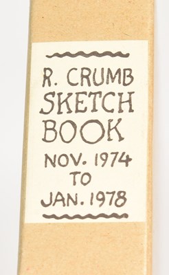 Lot 240 - COMICS - ROBERT CRUMB ARTIST COMIC SKETCH BOOK