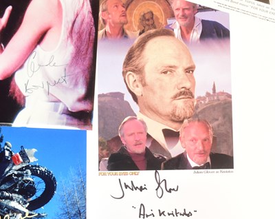 Lot 66 - JAMES BOND 007 - FOR YOUR EYES ONLY (1981) - COLLECTION OF AUTOGRAPHS