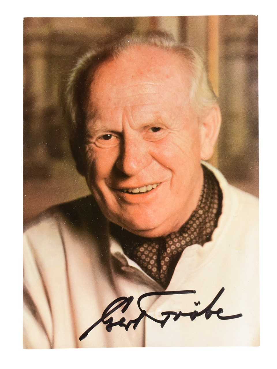 Lot 144 - JAMES BOND 007 - GERT FROBE - GOLDFINGER - SIGNED PHOTOGRAPH - UACC