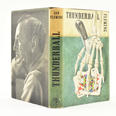 Lot 60 - FLEMING, IAN. 1961 THUNDERBALL FIRST EDITION IN DUST WRAPPER, SIGNATURE TO FFEP