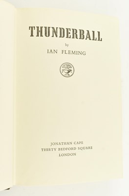 Lot 60 - FLEMING, IAN. 1961 THUNDERBALL FIRST EDITION IN DUST WRAPPER, SIGNATURE TO FFEP