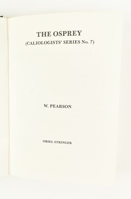 Lot 138 - ORNITHOLOGY. COLLECTION OF TEN PUBLICATIONS BY ORIEL STRINGER