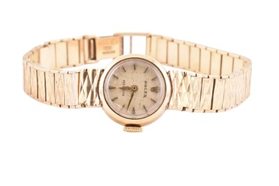 Lot 24 - LADIES 9CT GOLD ROLEX PRECISION WRISTWATCH