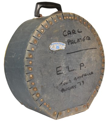 Lot 114 - MUSIC MEMORABILIA - EMERSON, LAKE & PALMER - CARL PALMER DRUM CASE 1970S