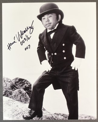 Lot 110 - JAMES BOND 007 - HERVE VILLECHAIZE (D.1993) - SIGNED 8X10" PHOTO - B'BC