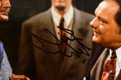Lot 35 - JAMES BOND 007 - DONALD PLEASENCE - RARE SIGNED 8X12" PHOTOGRAPH - UACC