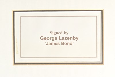 Lot 91 - JAMES BOND 007 - GEORGE LAZENBY - SIGNED 8X10" PHOTOGRAPH - UACC