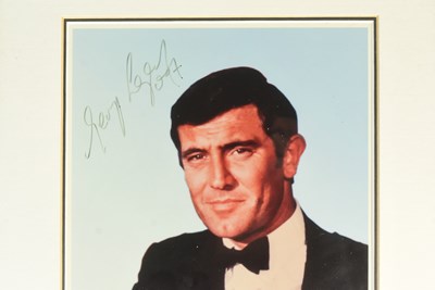 Lot 91 - JAMES BOND 007 - GEORGE LAZENBY - SIGNED 8X10" PHOTOGRAPH - UACC