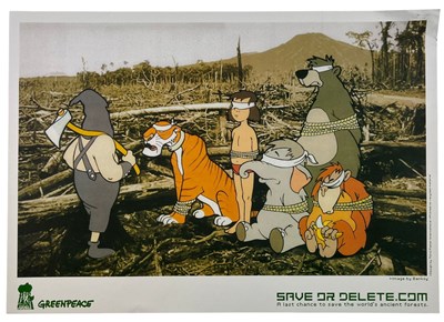 Lot 133 - AFTER BANKSY (B. 1974) - SAVE OR DELETE.COM POSTER