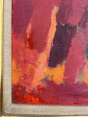 Lot 475 - PHILIP SUTTON (B. 1928) - YELLOW CHRYSANTHEMUM, 1956 - OIL ON CANVAS