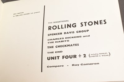 Lot 6 - THE ROLLING STONES - ORIGINAL 1964 PROGRAMME COLSTON HALL BRISTOL