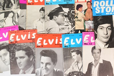 Lot 105 - ELVIS PRESLEY - ELVIS MONTHLY - COLLECTION OF VINTAGE MAGAZINES