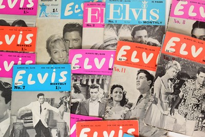 Lot 105 - ELVIS PRESLEY - ELVIS MONTHLY - COLLECTION OF VINTAGE MAGAZINES