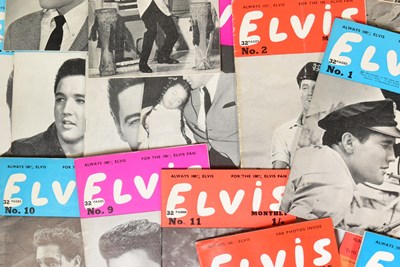 Lot 105 - ELVIS PRESLEY - ELVIS MONTHLY - COLLECTION OF VINTAGE MAGAZINES