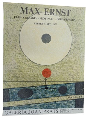 Lot 65 - MAX ERNST - 1970S SPANISH EXHIBITION / GALLERY POSTER