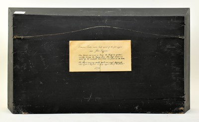 Lot 535 - VICTORIAN 19TH CENTURY CASED SAILOR-MADE HALF MODEL SHIP DIORAMA