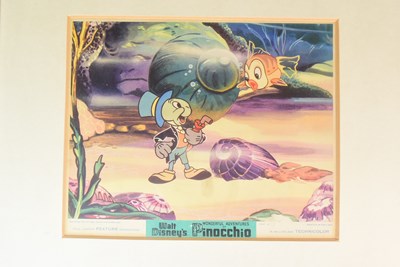 Lot 14 - PINOCCHIO (1940) - ORIGINAL CINEMA LOBBY CARDS