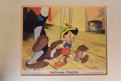 Lot 14 - PINOCCHIO (1940) - ORIGINAL CINEMA LOBBY CARDS