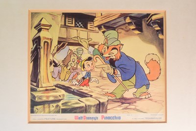 Lot 14 - PINOCCHIO (1940) - ORIGINAL CINEMA LOBBY CARDS