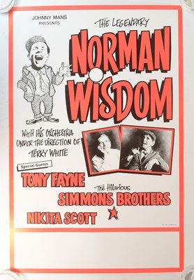Lot 108 - NORMAN WISDOM - ORIGINAL UNUSED THEATRE POSTER