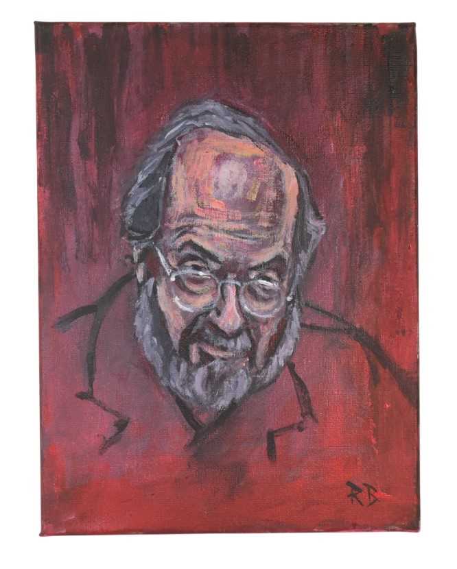 Lot 124 - RICHARD BAZLEY (B.1962) - 'STANLEY KUBRICK' - ACRYLIC PAINTING