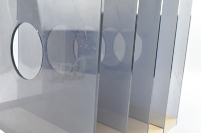 Lot 57 - FRANK GUILLE & FRANK HEIGHT - 1970S VINTAGE RECORD RACK