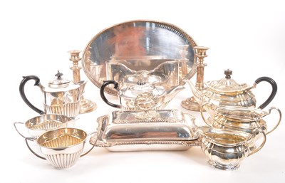 Lot 259 - COLLECTION OF VINTAGE 20TH CENTURY SILVER PLATE ITEMS