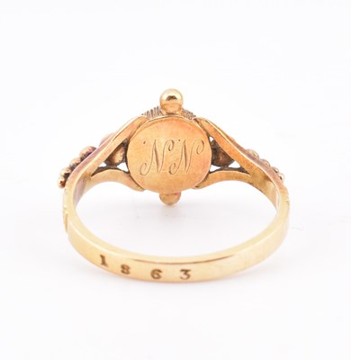 Lot 58 - VICTORIAN OPAL RING