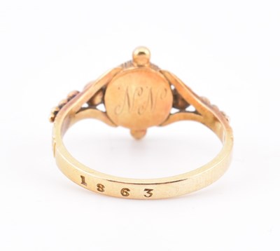 Lot 58 - VICTORIAN OPAL RING